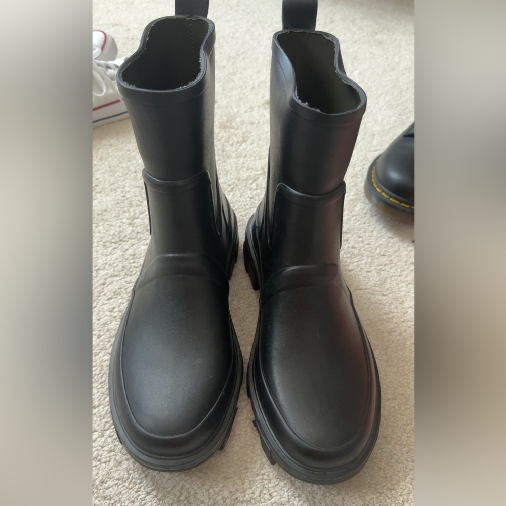 Rag & Bone Black rubber Boots